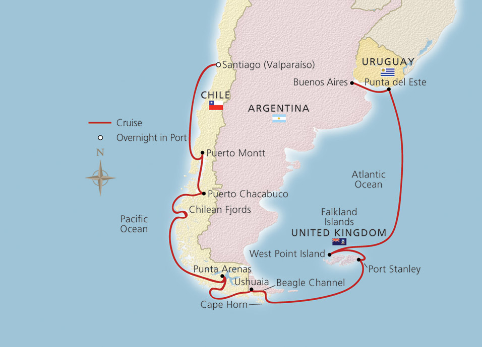 South America & Cape Horn Ocean Cruise Overview Viking